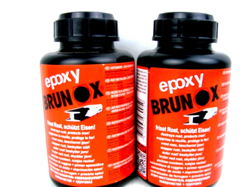 Brunox Rostsanierer + Grundierung Rostumwandler Rostentferner 2x 250ml Epoxy  
