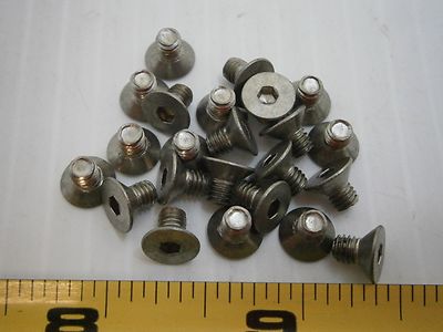 M4 6mm Flat socket soc cap stainless steel ss machine screw ms lot of 50 #1194