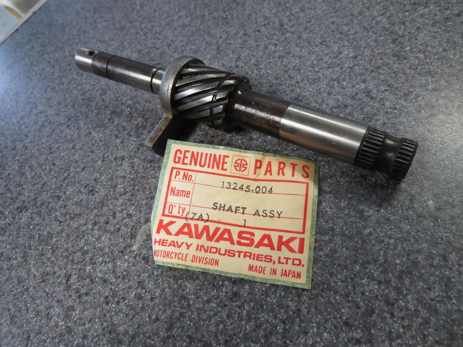 Kickpgstの専用 NOS Kawasaki Kick Start Shaft 1971 F6 1971 & 74-75 F7 13245
