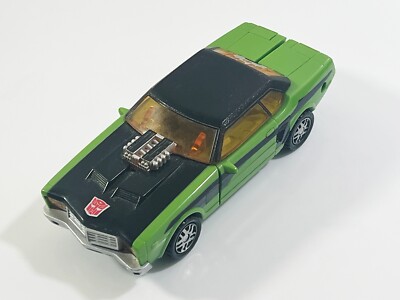 Transformers Cybertron Downshift Figure Deluxe Green Car 2005 Hasbro