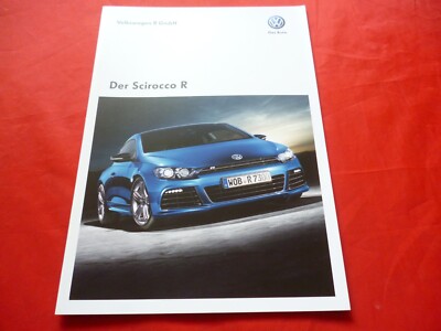 VW Scirocco III Typ 13 R Prospekt Brochure Depliant Folleto von 2010