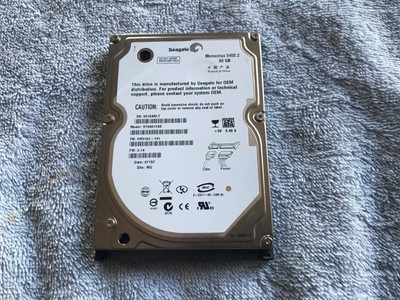 Sony Playstation 3 - PS3 - 60GB Hard Drive - Seagate CECHA01 CECHE01 CECHB01