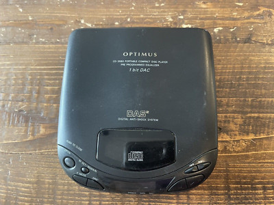 Vintage 1996 Optimus CD-3580 Portable Compact Disc CD Player FREE SHIPPING!