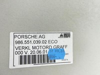 Porsche Boxster 986 2,7i 155KW 9623 Auflage Teppich für Abdeckung Motor Deckel Motorabdeckung Porsche Boxster 986... Vorschau 6