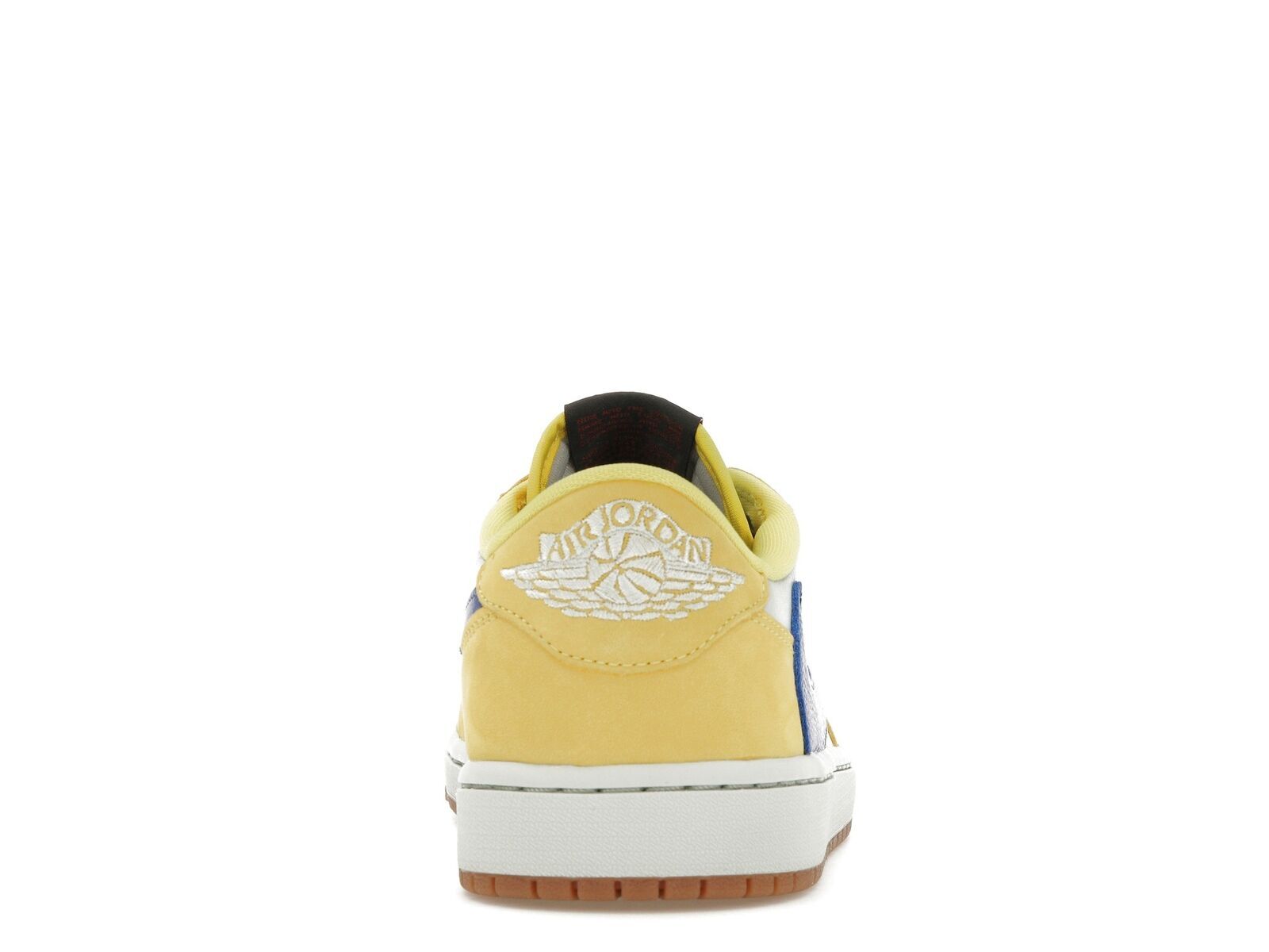 Pre-owned Jordan Air  1 Retro Og Sp X Travis Scott Low Canary Dz4137-700 Women's Shoes In Yellow