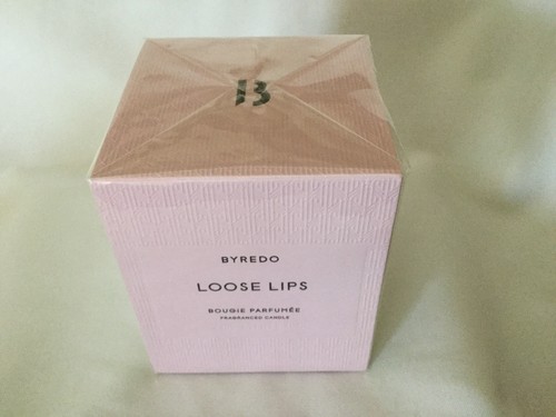 Byredo LOOSE LIPS Fragranced Candle 8.4 Oz Sealed New Box Lipstick Rose Violet