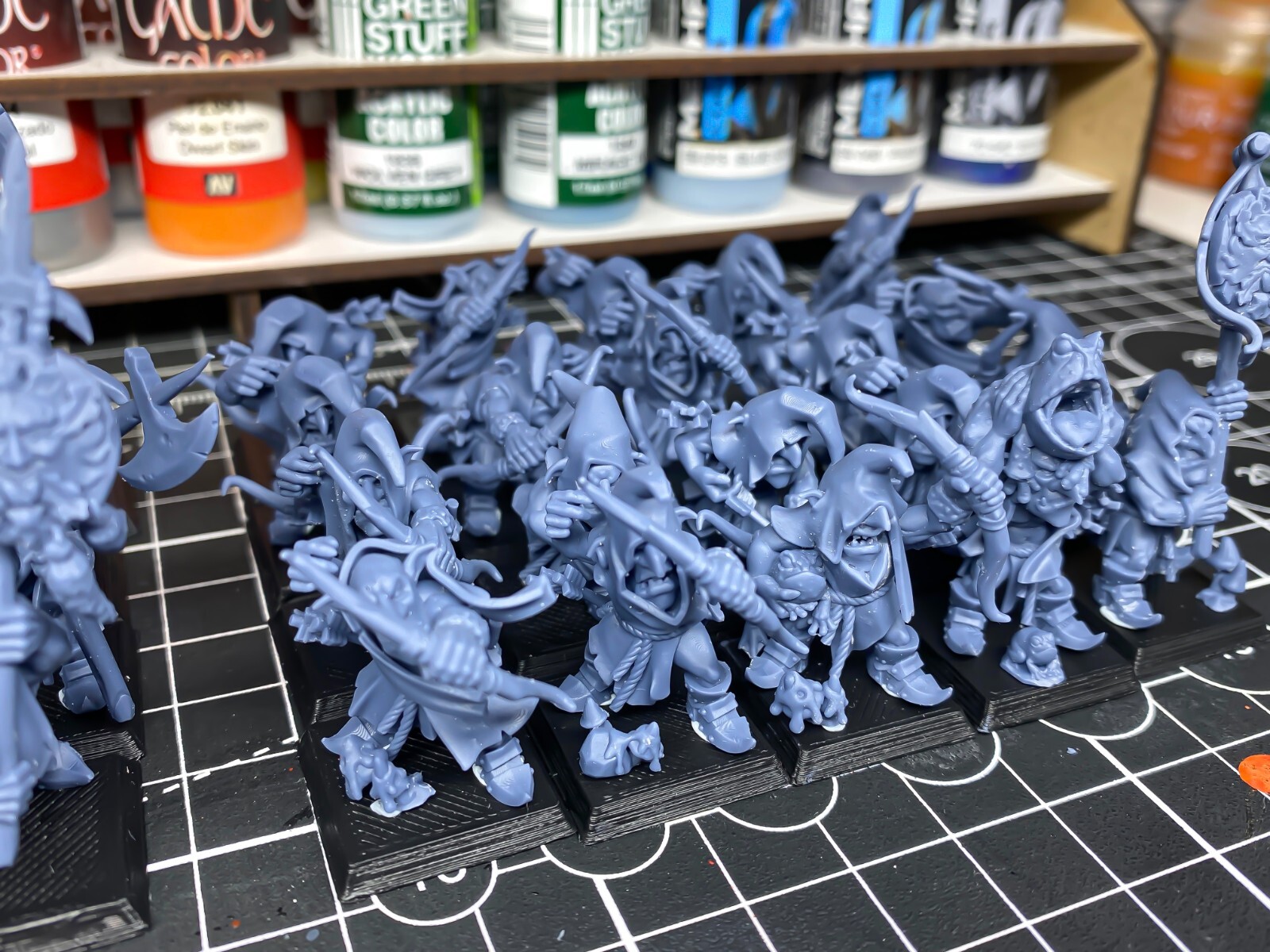 20 Swamp Goblin with Bows - Highlands Miniatures 28mm