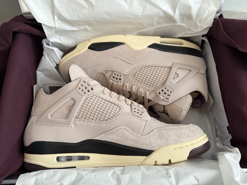 Pre-owned Jordan A Ma Maniere Air  4 Fz4810-200 Fossil Stone Pewter Crush Sz 13.5 W / 12 M In Pink