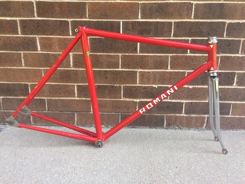 Romani Italian Steel Track Pista 53.5cm Campagnolo Cinelli Columbus FRAME SET