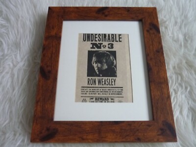 10x8 white mouny daily prophet Harry potter framed undesirable #3 daily prophet