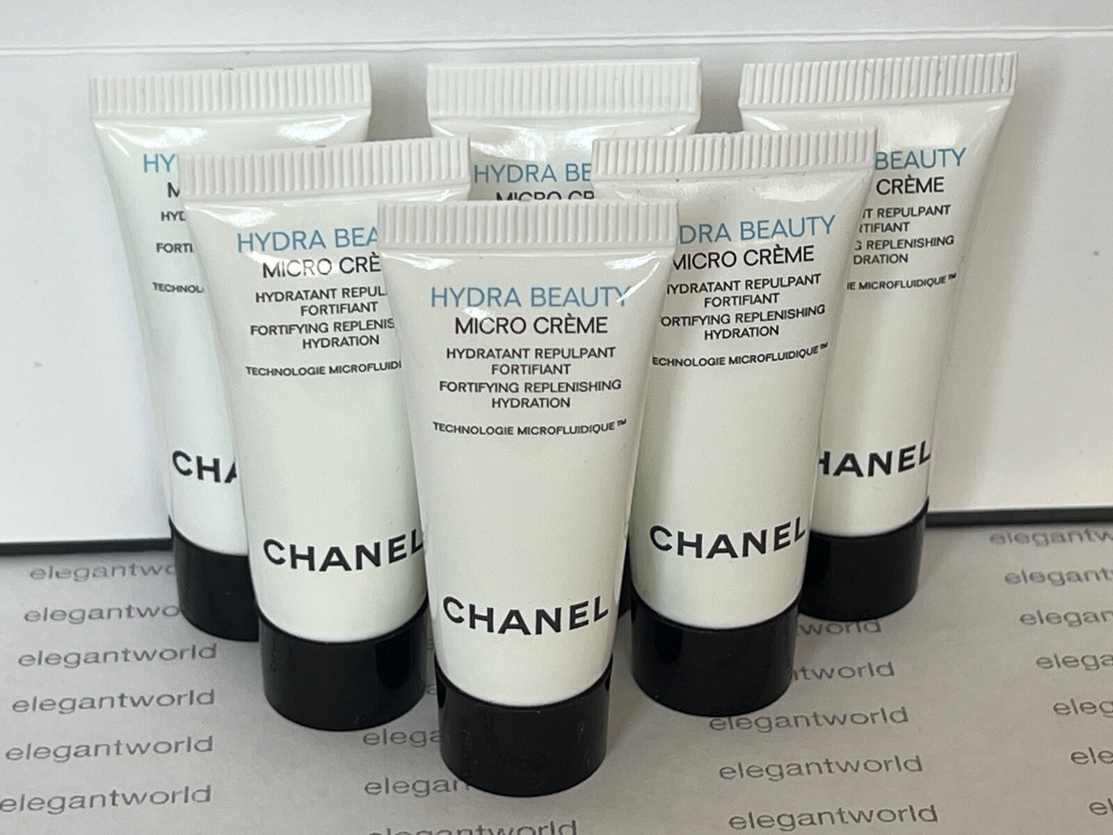 6 x CHANEL Hydra Beauty MICRO CREME Travel Size 5ml/0.17oz