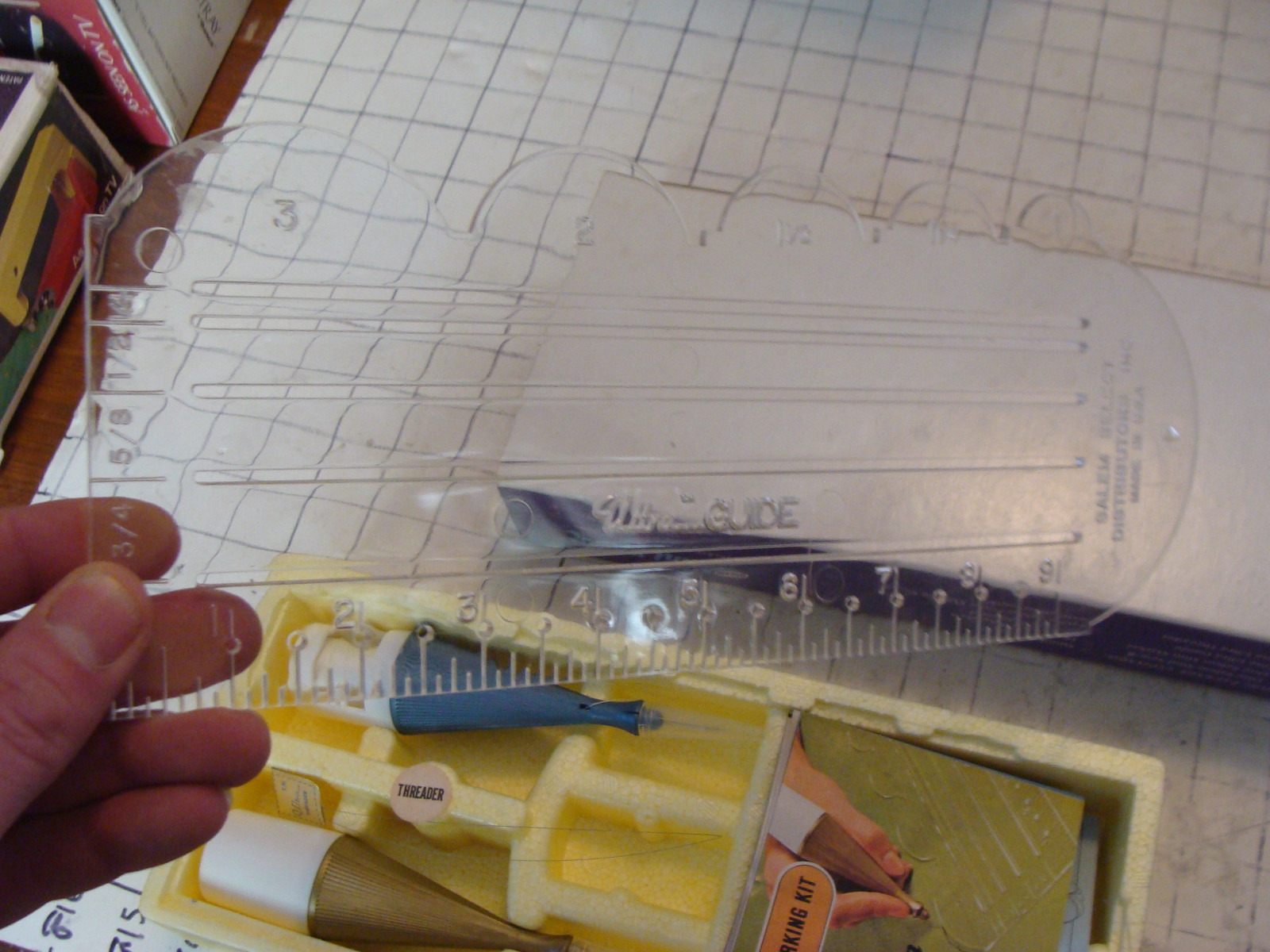 Vintage Salem MINI SEW'R in box, sewing and marking kit