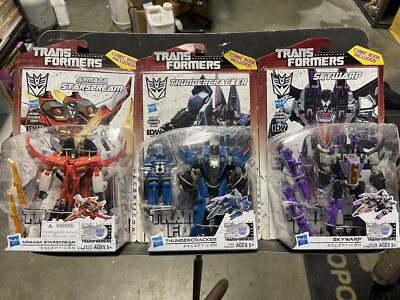 Transformers Thrilling 30 Seeker lot. Armada Starscream, Thundercracker, Skywarp