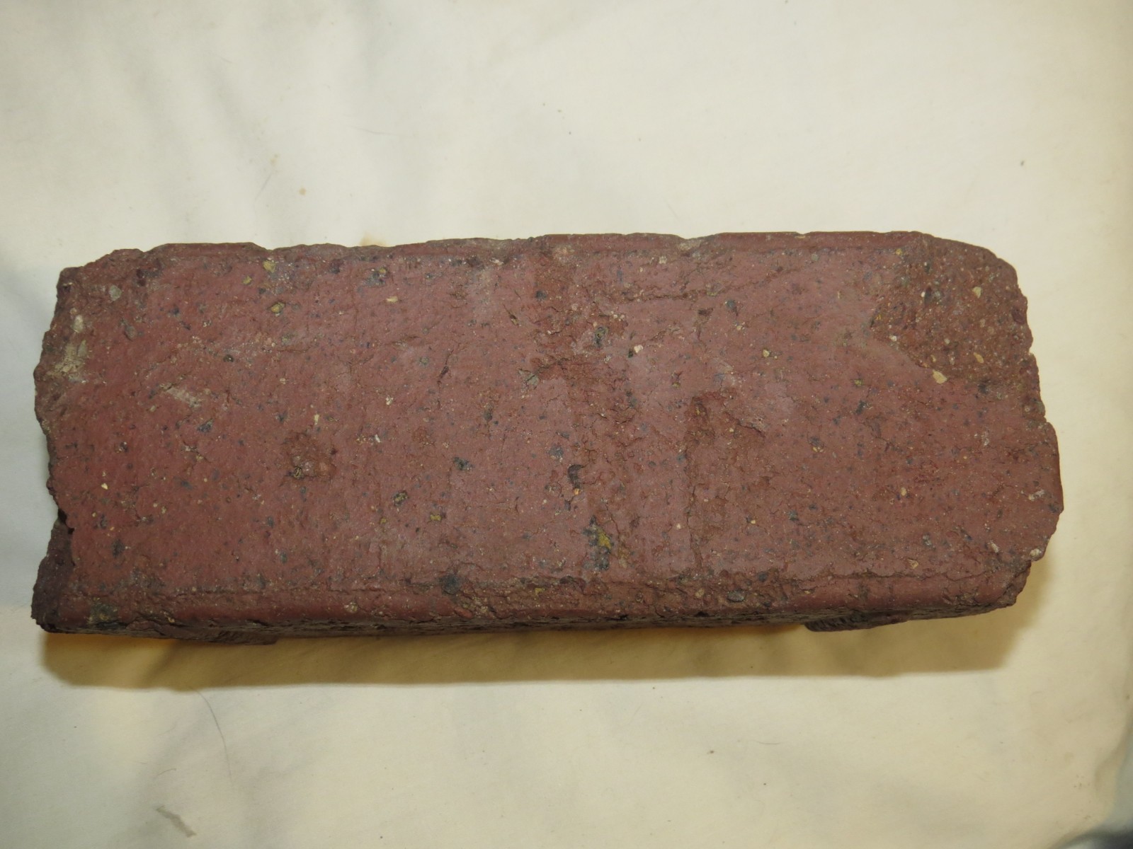 130 YEAR OLD! Grafton West VA Street Paver Brick  (B&O Railroad Salvage) 1880's
