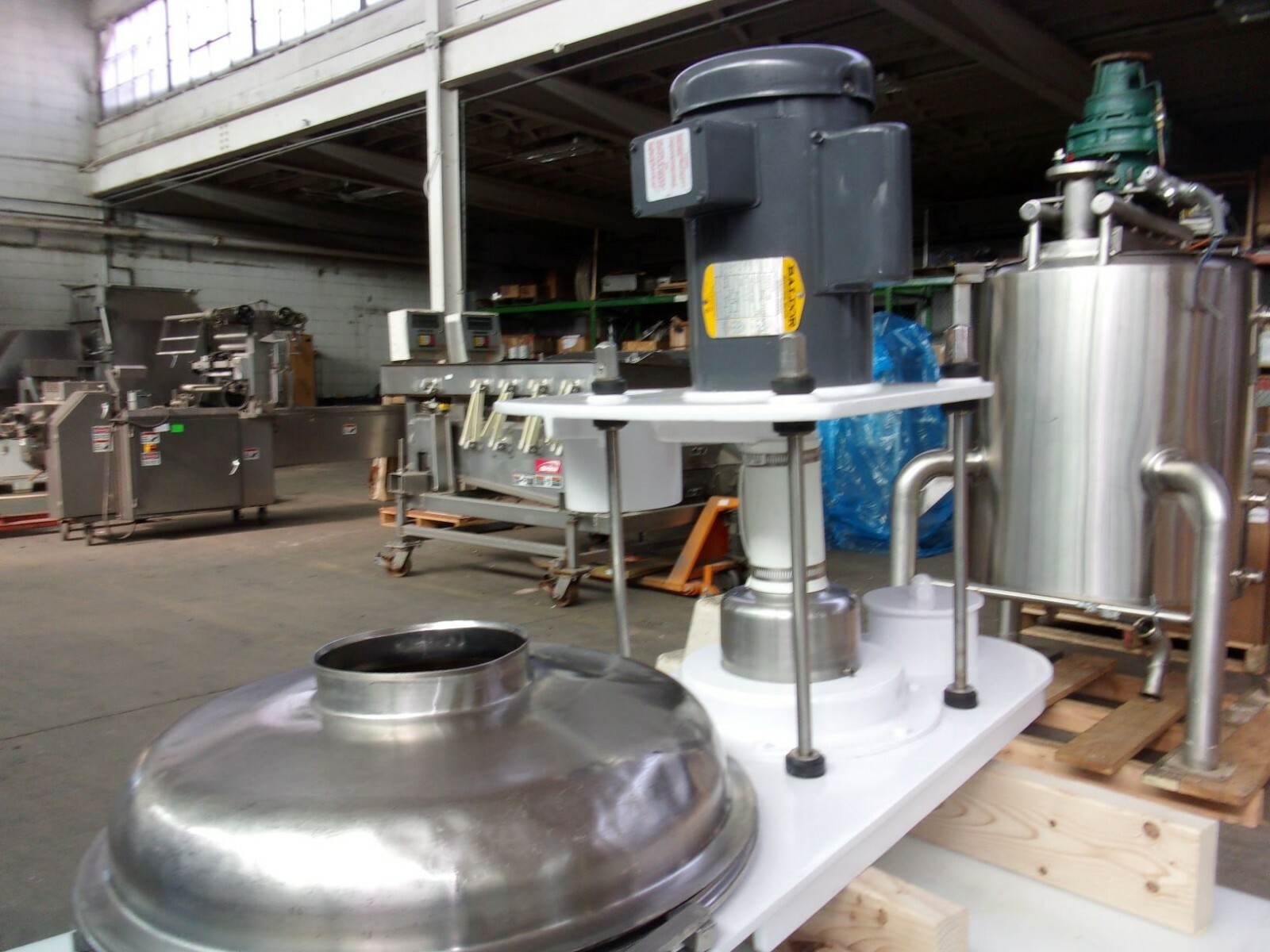 Sprout Waldron Pedestal Sifter Model PS17 304 Stainless Steel Sanitary Single De