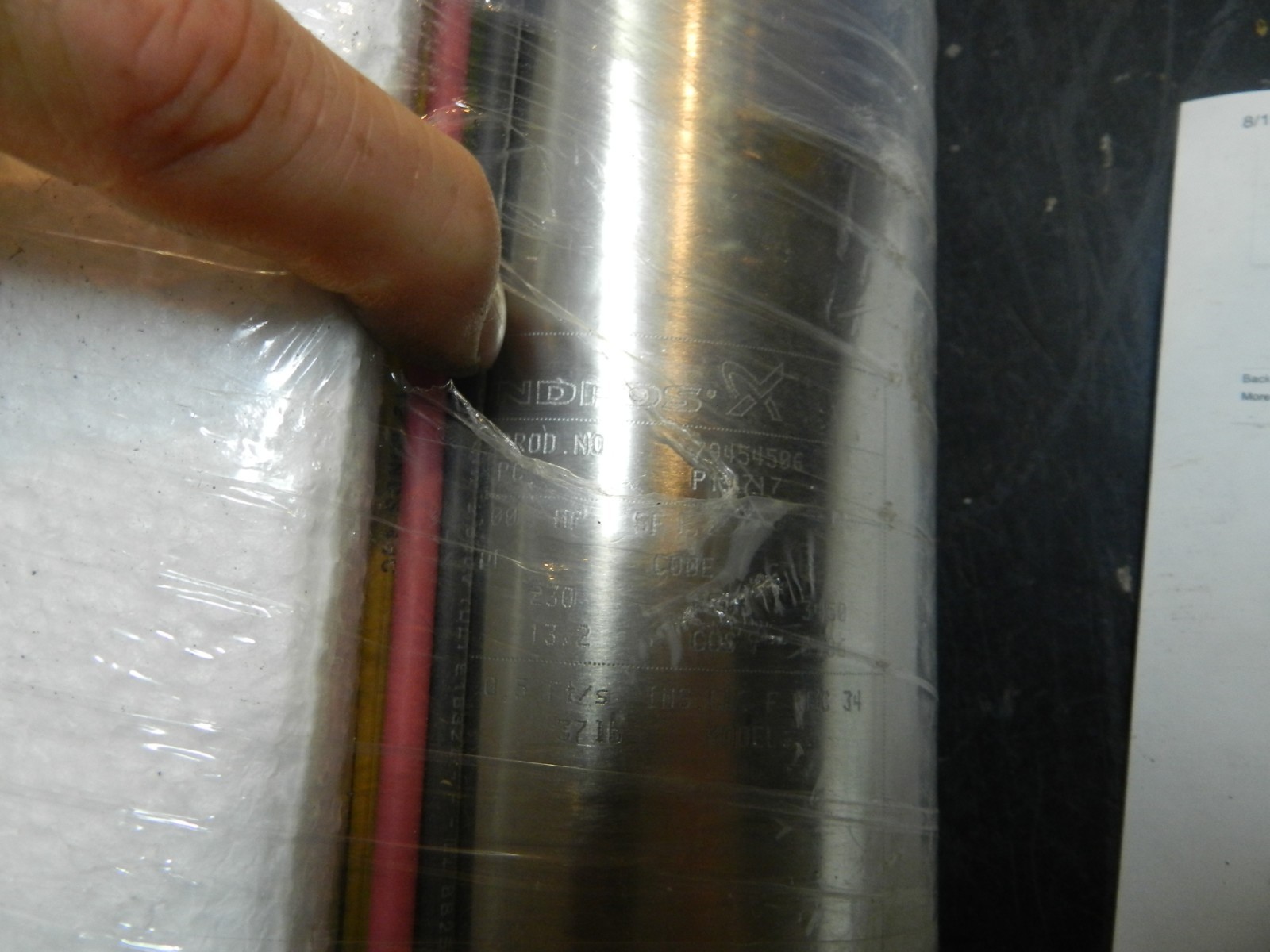 D2 New Grundfos 2HP Motor 230 Never Opened Submersible 79454506 for Pump