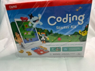 Osmo Coding Starter Kit for iPad Ages 5-12 Coding, STEM,NEW Sealed box 901-00021