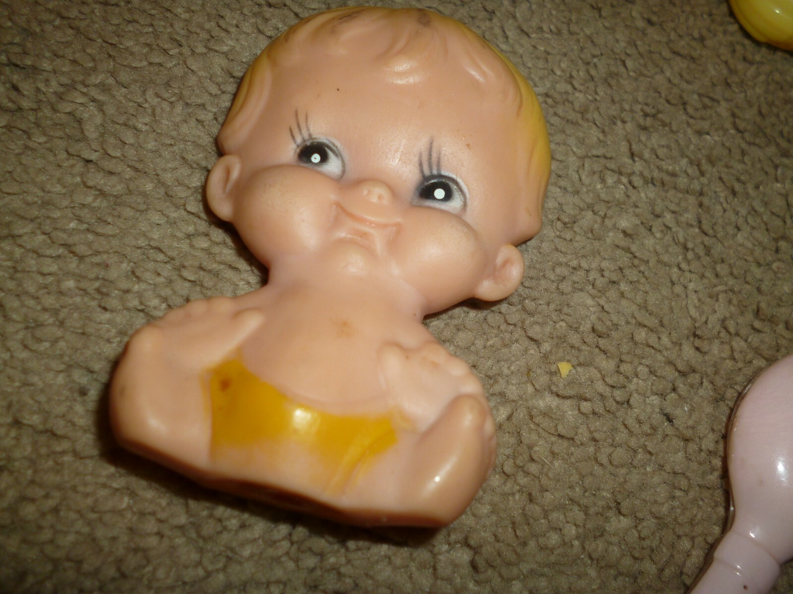 4 VINTAGE 1950'S  PLASTIC BABY RATTLERS