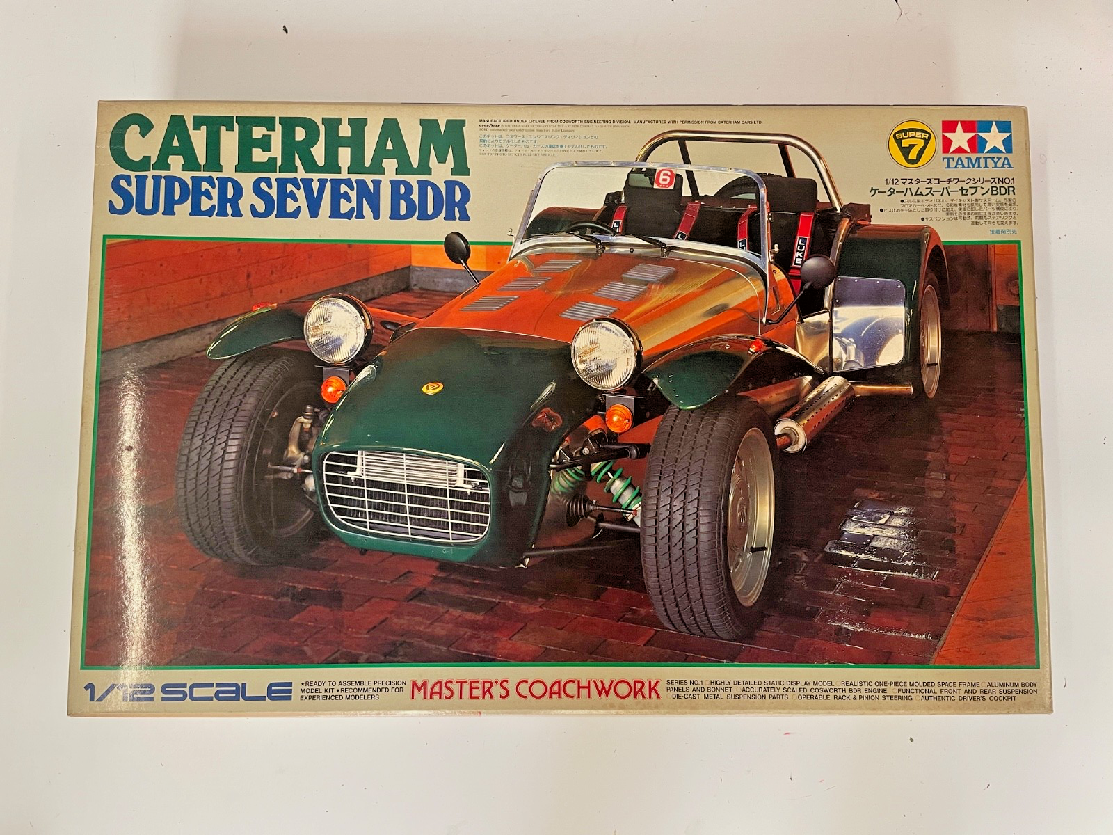 Tamiya Rare Caterham Super Seven BDR 1/12 Scale Model 10201