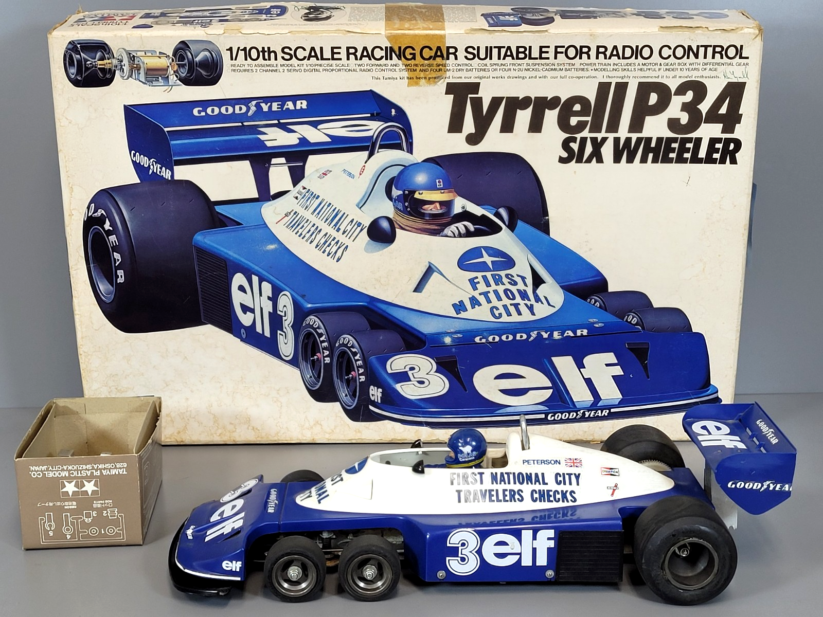 再版 タミヤ 1/10 電動ラジコンカー Tyrrell タイレル P34 6輪 ボディ