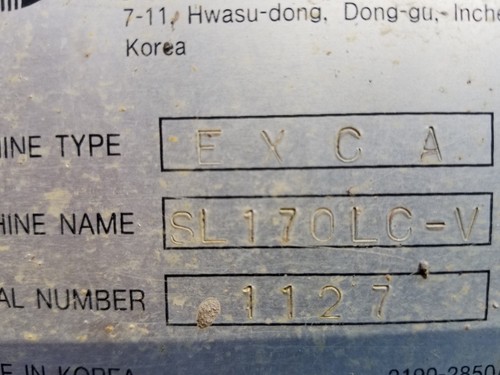 Excavator Daewoo Solar track excavator 170 LC-V Doosan 2006