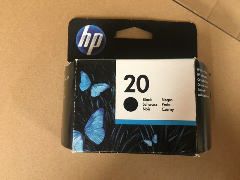 Original Hp Tintenpatrone 20 Black C6614ae / Garantie 2013 Abgelaufen