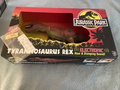 1993 Kenner Jurassic Park Tyrannosaurus Rex Electronic New With Receipt￼￼￼
