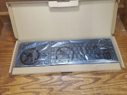 Dell USB Keyboard KB216 US Black Slim Wired PC Desktop Office New In Box