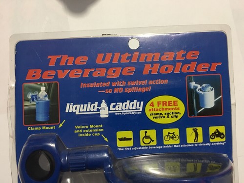 THE LIQUID BEVERAGE HOLDER BY LIQUID CADDY 4 FREE ATTACHMENTS