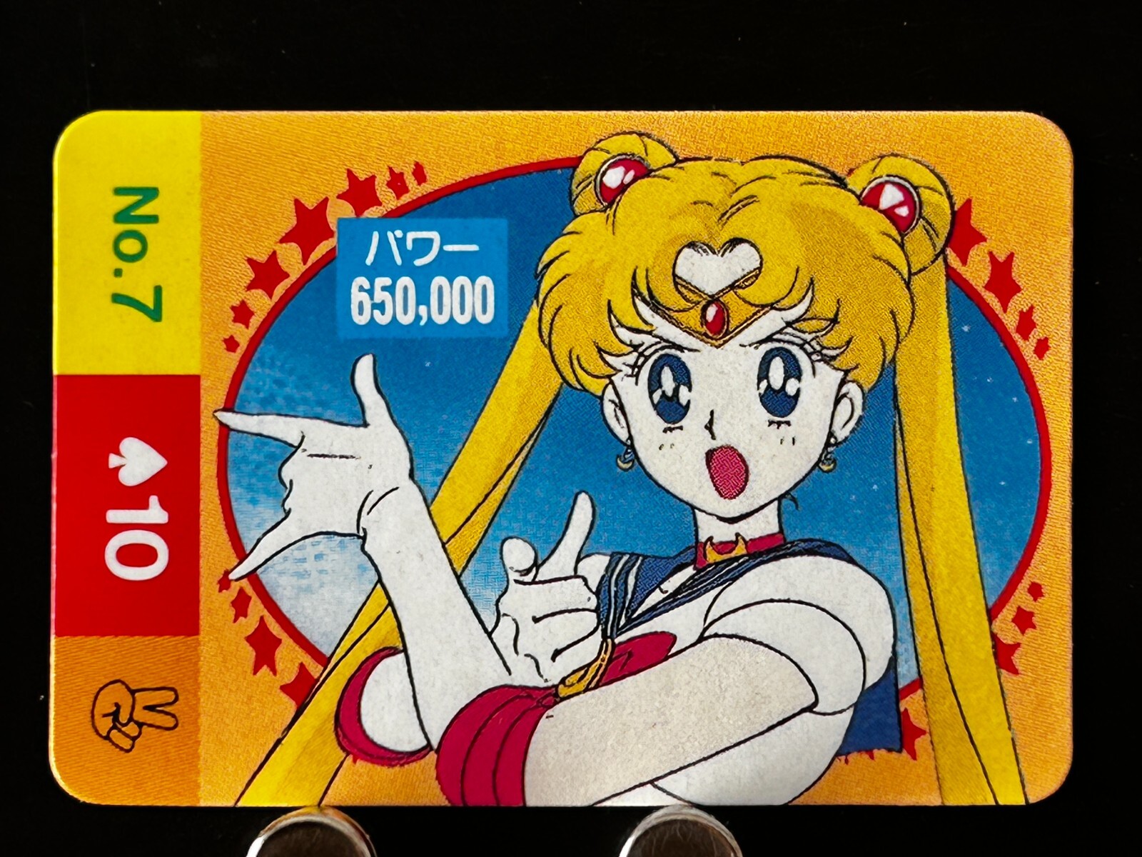 【usagi】 Usagi Tsukino Sailor Moon R Mini Card #7 JAPAN Japanese Very