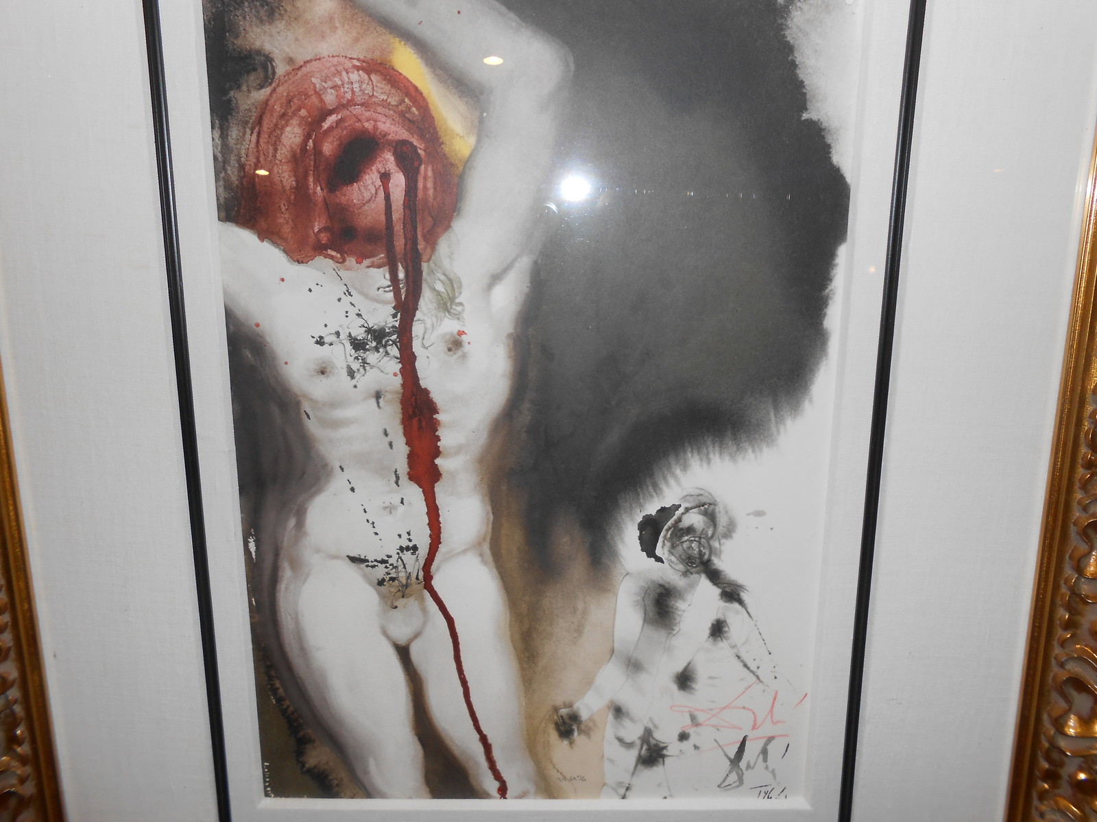 DAVID ET PHILISTAEUS DAVID AND THE PHILISTINE BY SALVADOR DALI SIGNED LITHOGRAPH