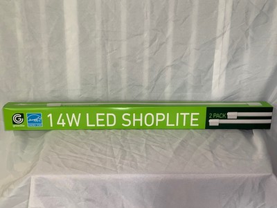 Greenlite 14W LED SHOPLITE 2 PACK *NEW* WHITE