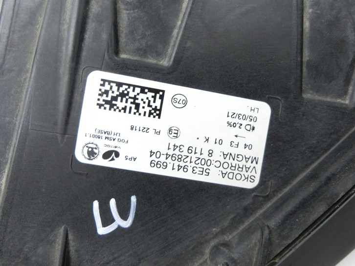 Skoda Octavia IV NX 20-24 Nebelscheinwerfer Links orig. Skoda Octavia IV NX 20-24 26.04.2021 5E3941699 00212894-04... Bild 6