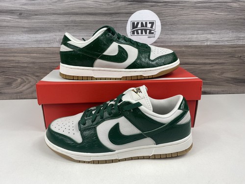 NEW Nike Women's Dunk Low LX Gorge Green Sail White | FJ2260