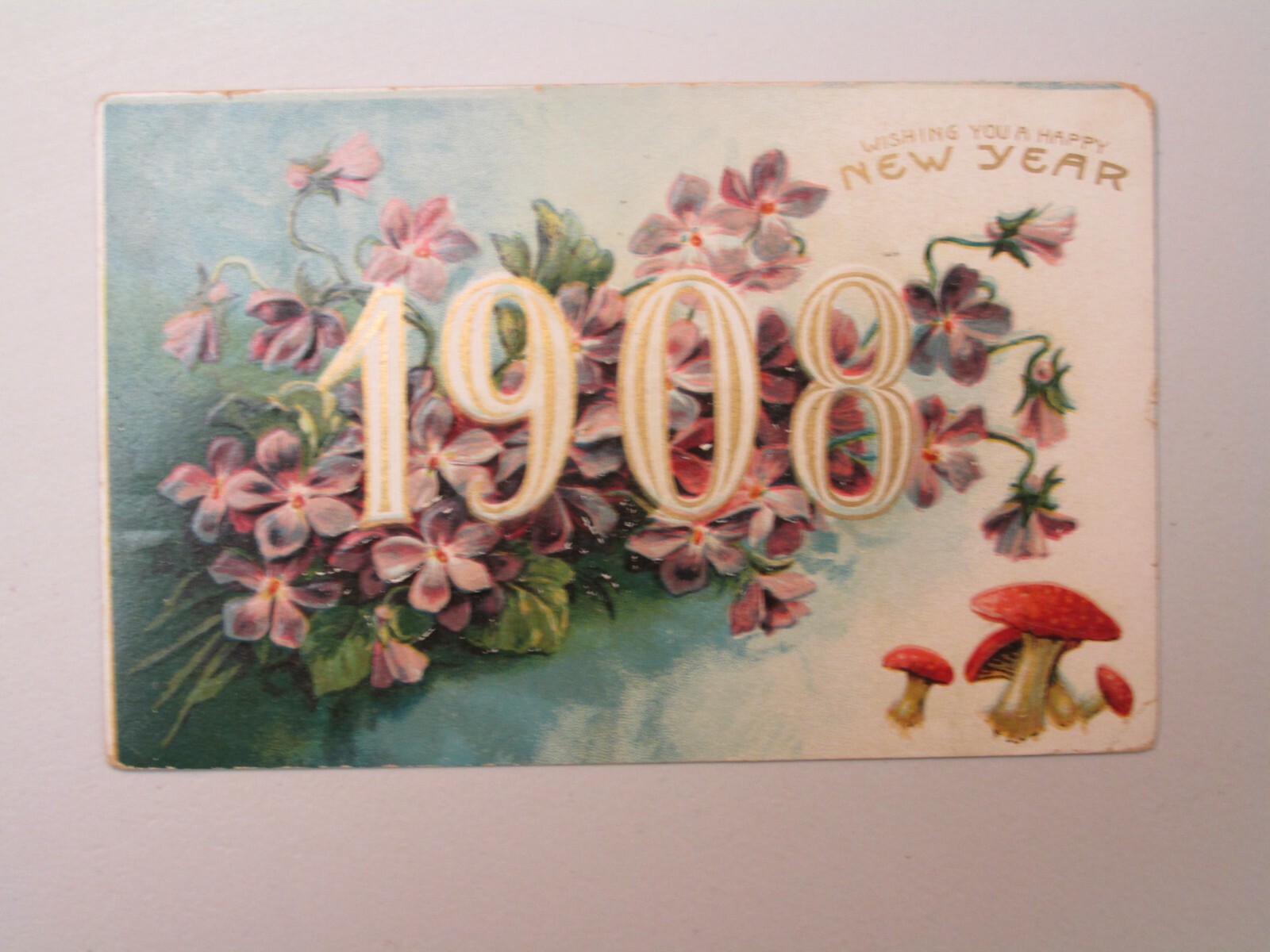 J1660 Postcard Happy New Year Greetings 1908 | eBay J1660 Postcard Happy New Year Greetings 1908 | eBay