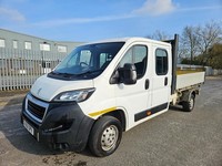2021 21 Peugeot Boxer Tipper 2.2 BlueHDi Crew Cab 140 A/C Damaged Repaired CAT N
