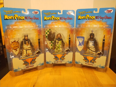 Monty Python and the Holy Grail-Set of 3-Arthur, Bedevere & Robin 6in Figures