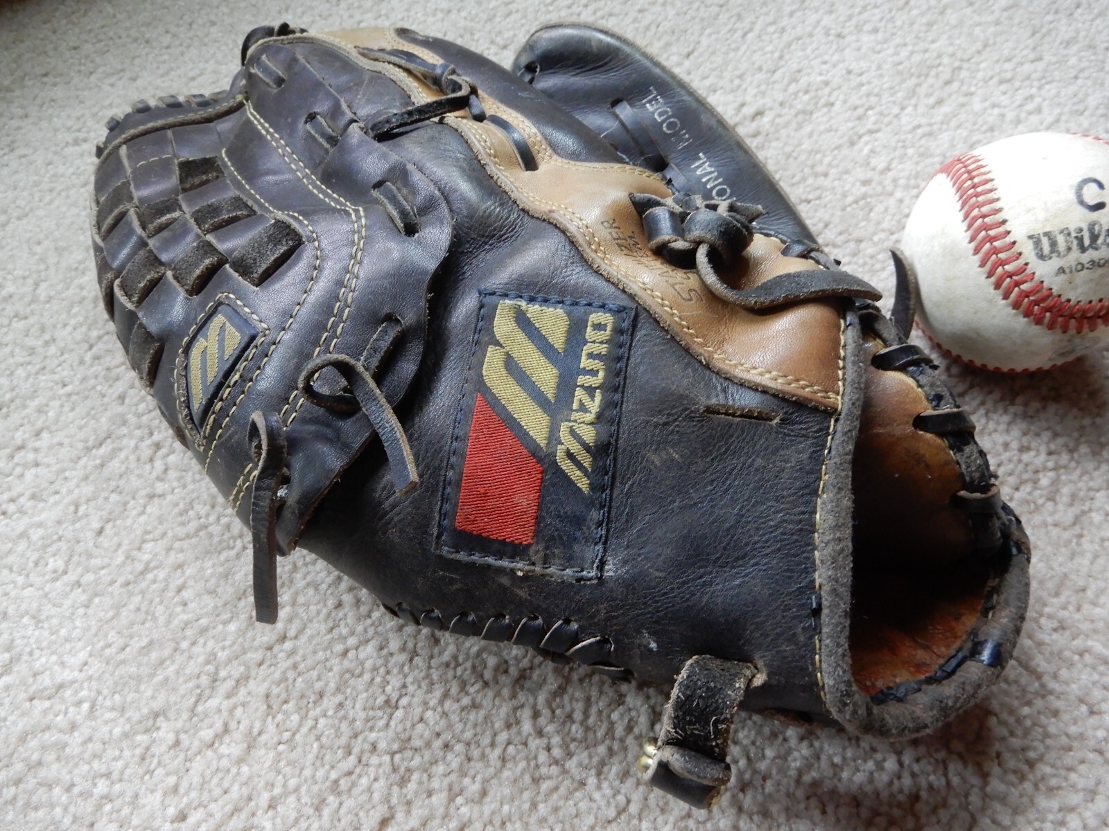 グローブ Mizuno Professional Glove Tartan Web Mizuno Pro 12 Inch Tartan Web Black Baseball Glove Right