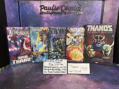 Pick-Thanos TPB vs Avengers Thor Redemption Cosmic Infinity Relativity HC Marvel