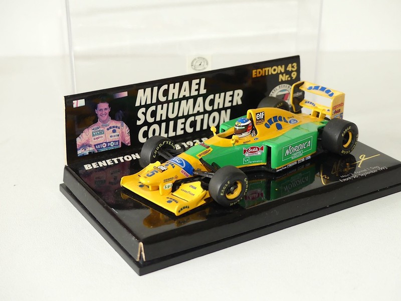 Benetton Ford B193 B Gp Estoril 1993 M. Schumacher Minichamps 1:43 Imperfection