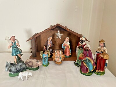 Statues Figures Vintage Nativity Vatican