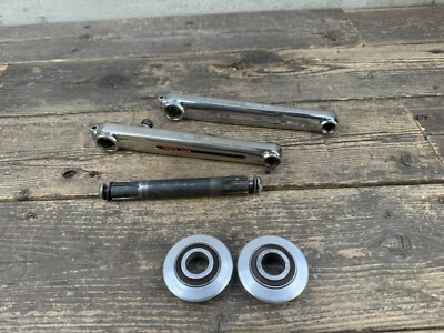 Redline Full Wrap Single Pinch Crankset 180 Vintage Old School Bmx 401 Flight