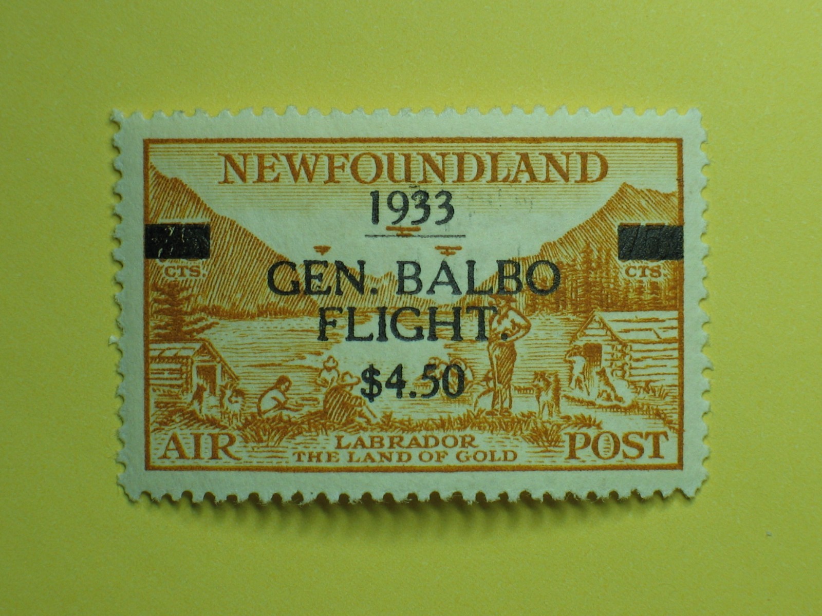 NEWFOUNDLAND #C18 Mint LH - 1933 Balbo Flight $ 4.50