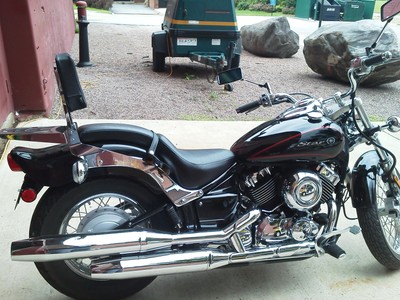 yamaha v star 650 passenger backrest