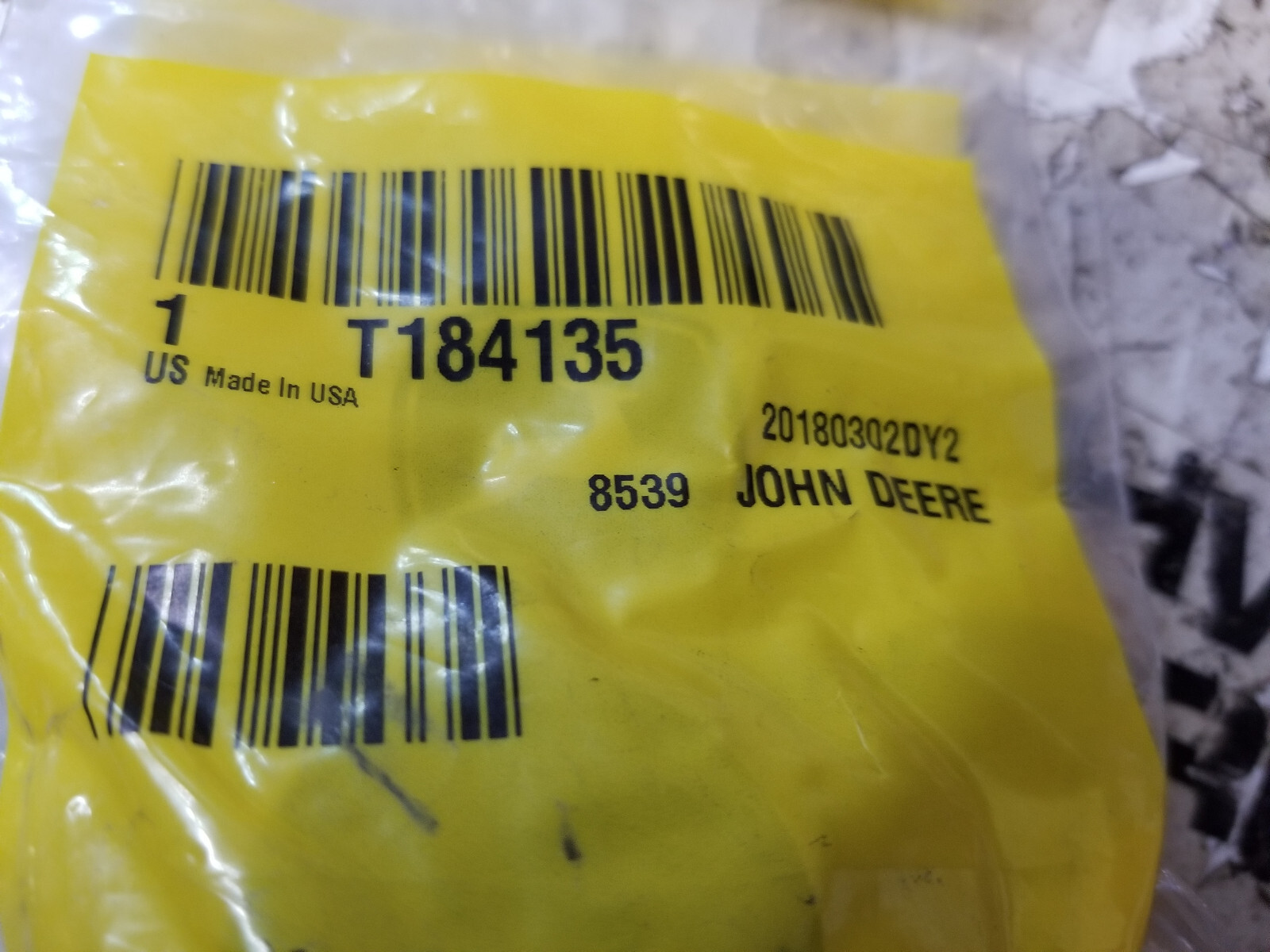 LOT OF 3PC - JOHN DEERE T184135 RUBBER BUMPER STOPPER - Picture 2 of 3