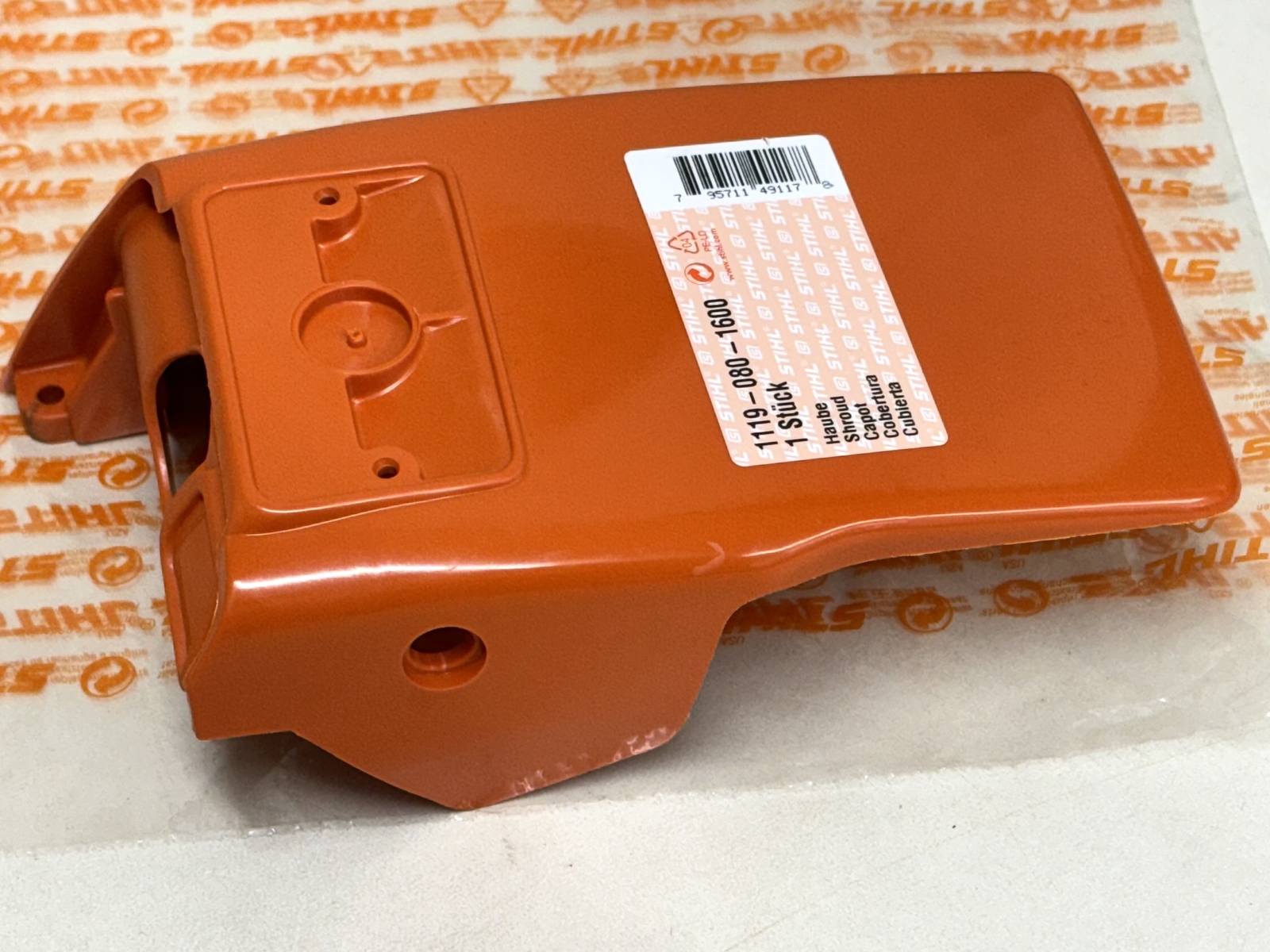 STIHL OEM TOP COVER SHROUD 1119 080 1600 038 MR GENUINE 038MR - Picture 3 of 4