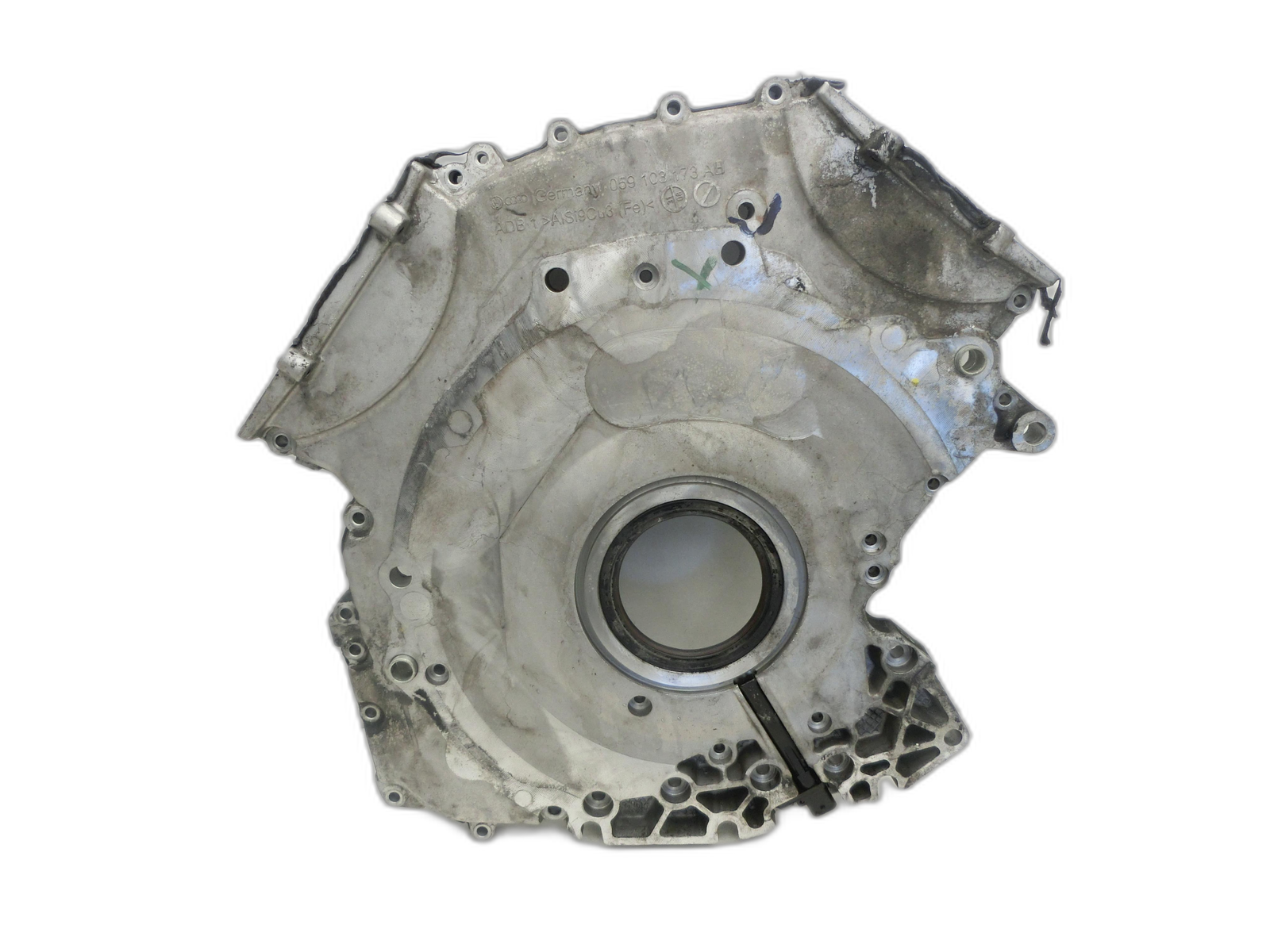 Audi A4 8K B8 QU 08-11 TDI 3,0 176KW Platte für Motor Stirnplatte Gehäuse Motorblock  - Bild 1