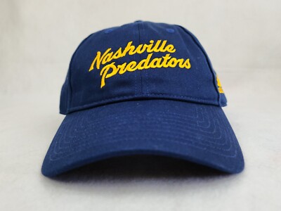 Nashville Predators Adidas Winter Classic 2020 Cotton Slouch Blue Strapback Cap