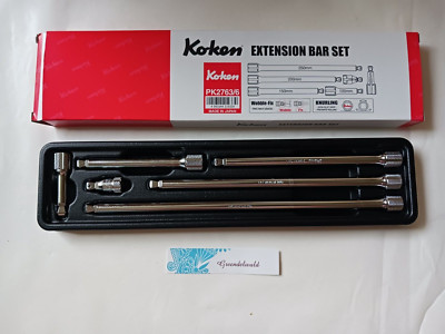 Koken PK2763/6 1/4 Inch Wobble Fix Extension Bar Set of 6