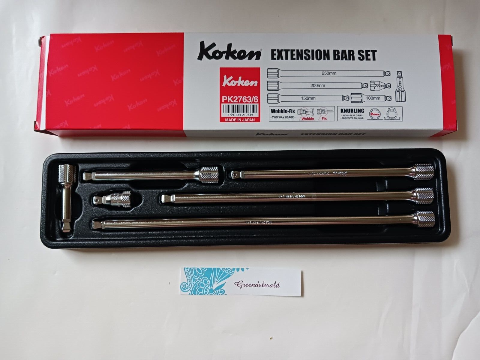 Koken PK2763/6 1/4 Inch Wobble Fix Extension Bar Set of 6 | eBay Koken PK2763/6 1/4 Inch Wobble Fix Extension Bar Set of 6 | eBay